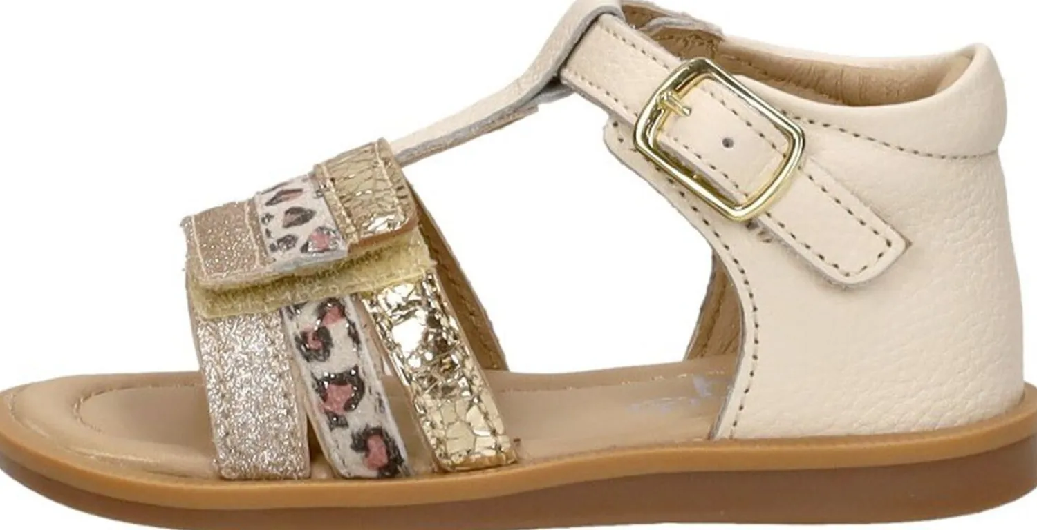 Keq Meiden Sandalen Gebroken wit Clearance