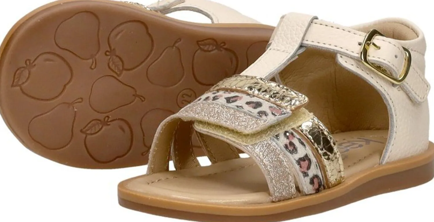 Keq Meiden Sandalen Gebroken wit Clearance