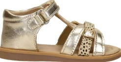 Keq Meiden Sandalen Goudkleur New