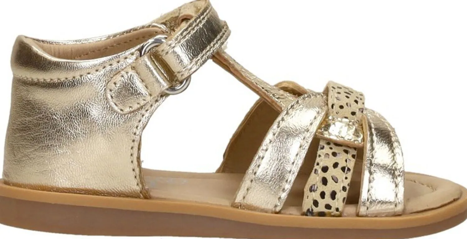 Keq Meiden Sandalen Goudkleur New