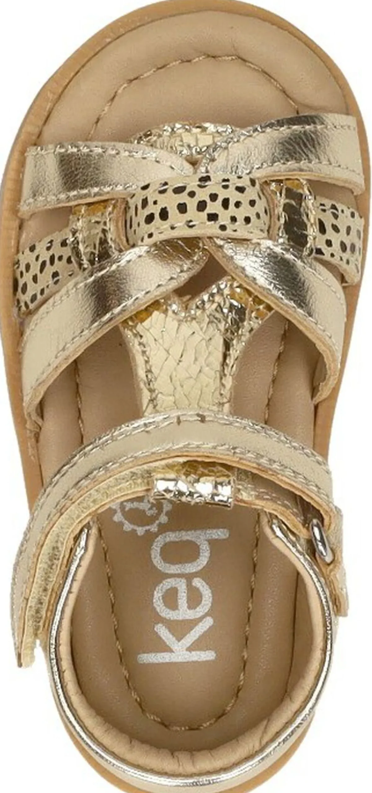 Keq Meiden Sandalen Goudkleur New