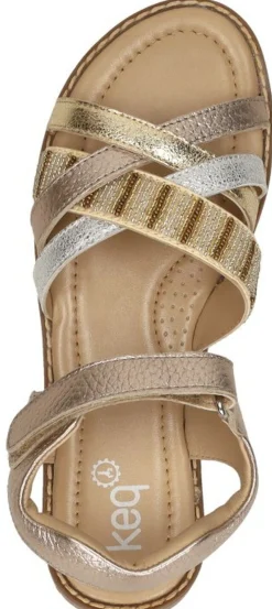 Keq Meiden Sandalen Goudkleur Discount