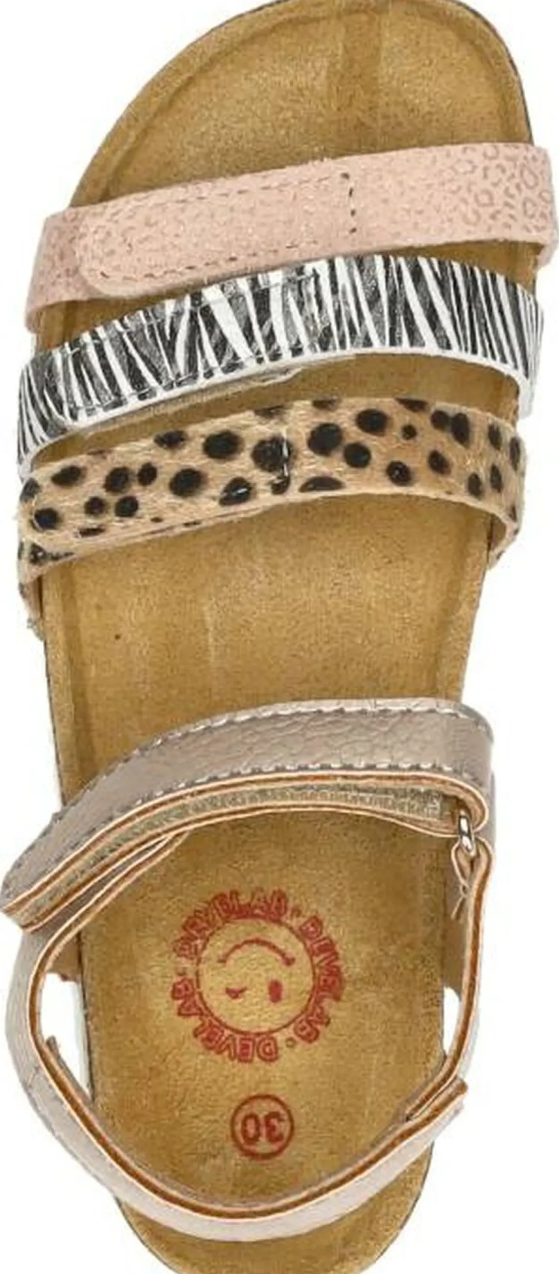 Develab Meiden Sandalen Goudkleur Clearance