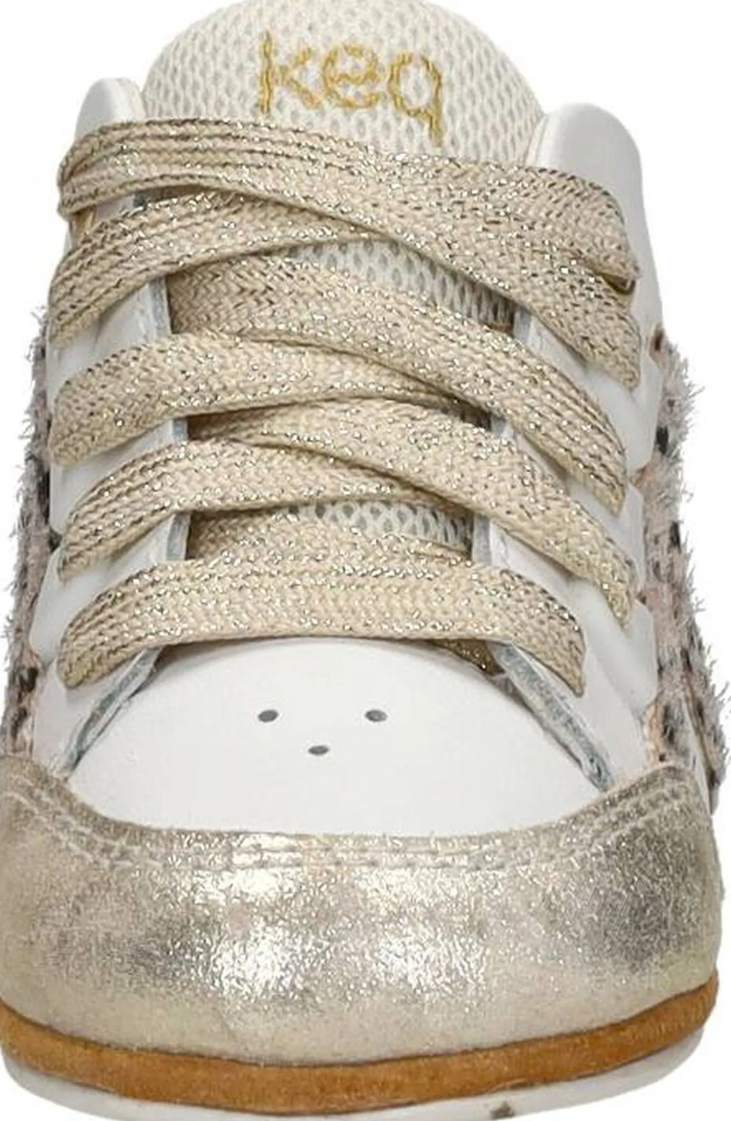 Keq Meisjes Baby schoentjes Goudkleur Best
