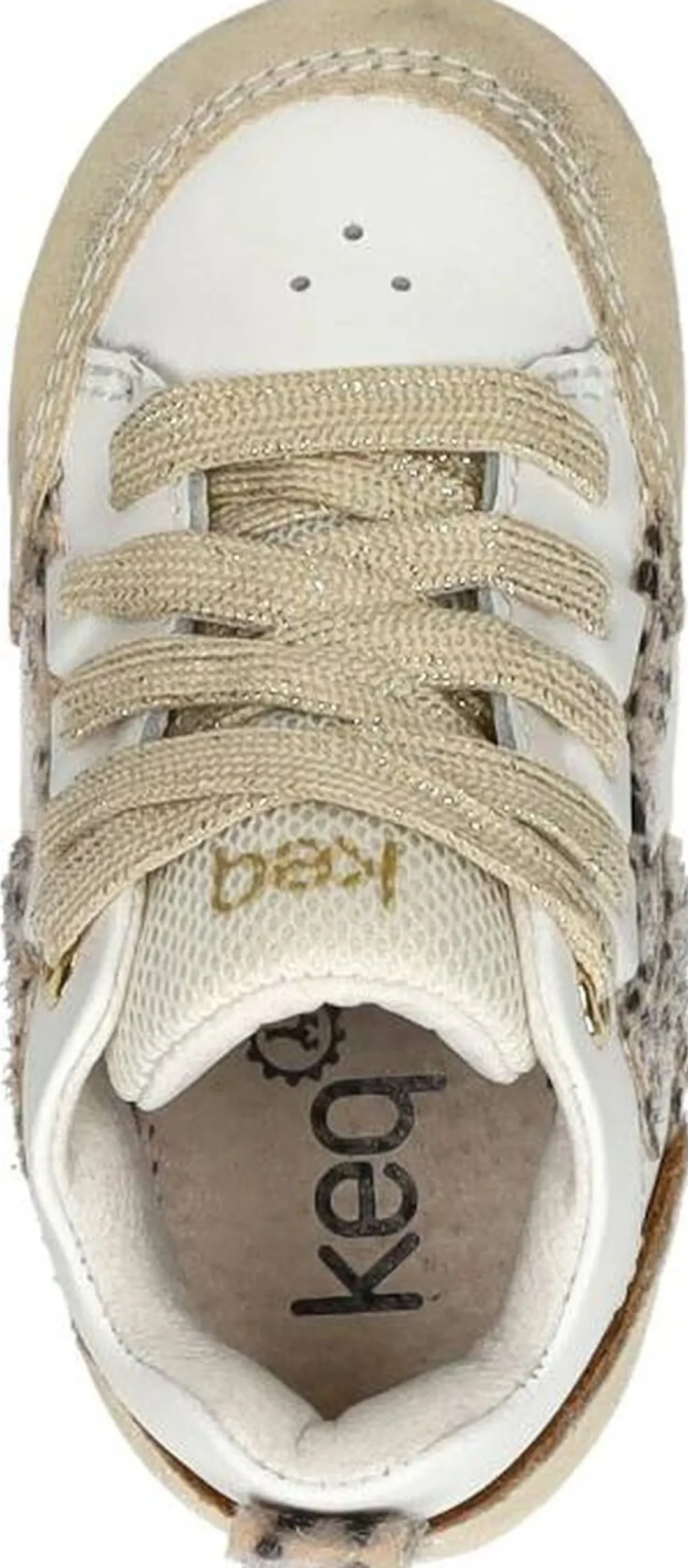 Keq Meisjes Baby schoentjes Goudkleur Best