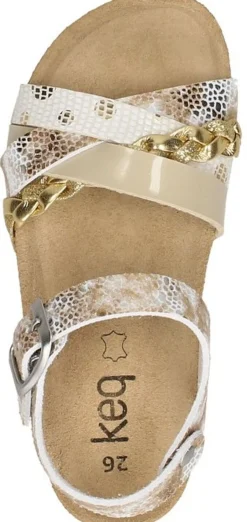 Keq Meisjes sandalen Goudkleur Discount