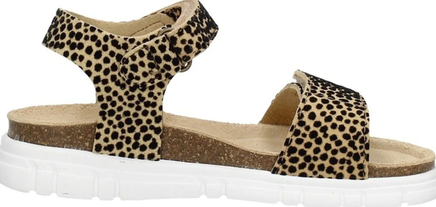 Keq Meisjes sandalen Cognac Fashion