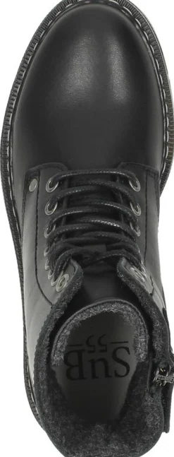 Sub55 Meisjes veterboots Zwart Sale