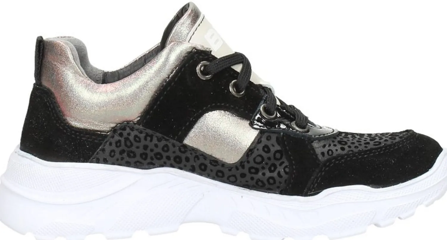 Braqeez Meisjes veterschoenen Zwart Sale