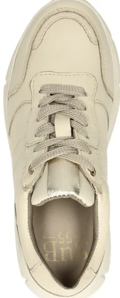 Sub55 Meisjes veterschoenen Beige Fashion