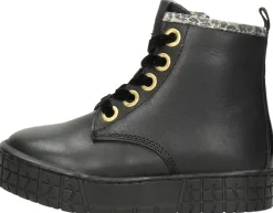 Keq Meisjes veterschoenen Zwart Best
