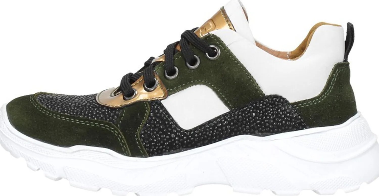 Braqeez Meisjes veterschoenen Groen Best