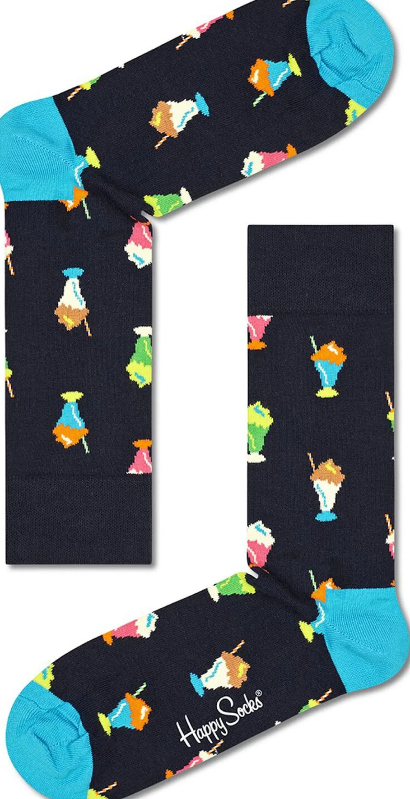 Happy Socks Milkshake Sock Blauw Clearance