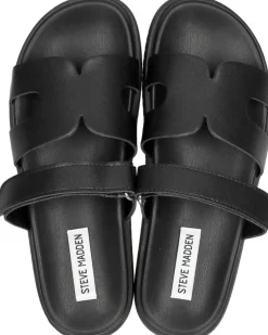 Steve Madden Missile Sandal Zwart Hot