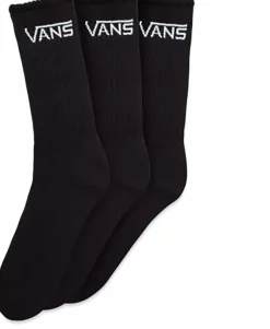 Vans MN Classic Crew 3-Pack Zwart Hot