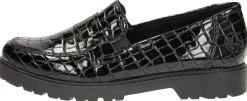 Rieker Mocassin Zwart croco lak Outlet