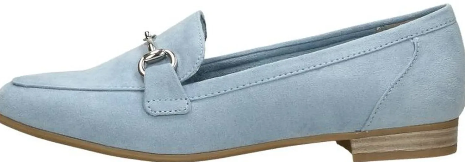 Marco Tozzi Mocassin Licht blauw Hot