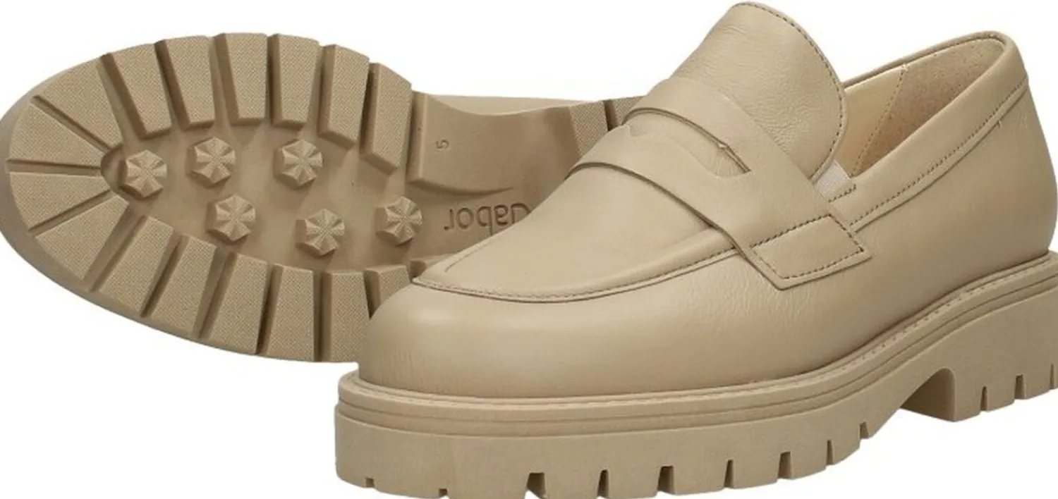 Gabor Mocassin Beige Fashion