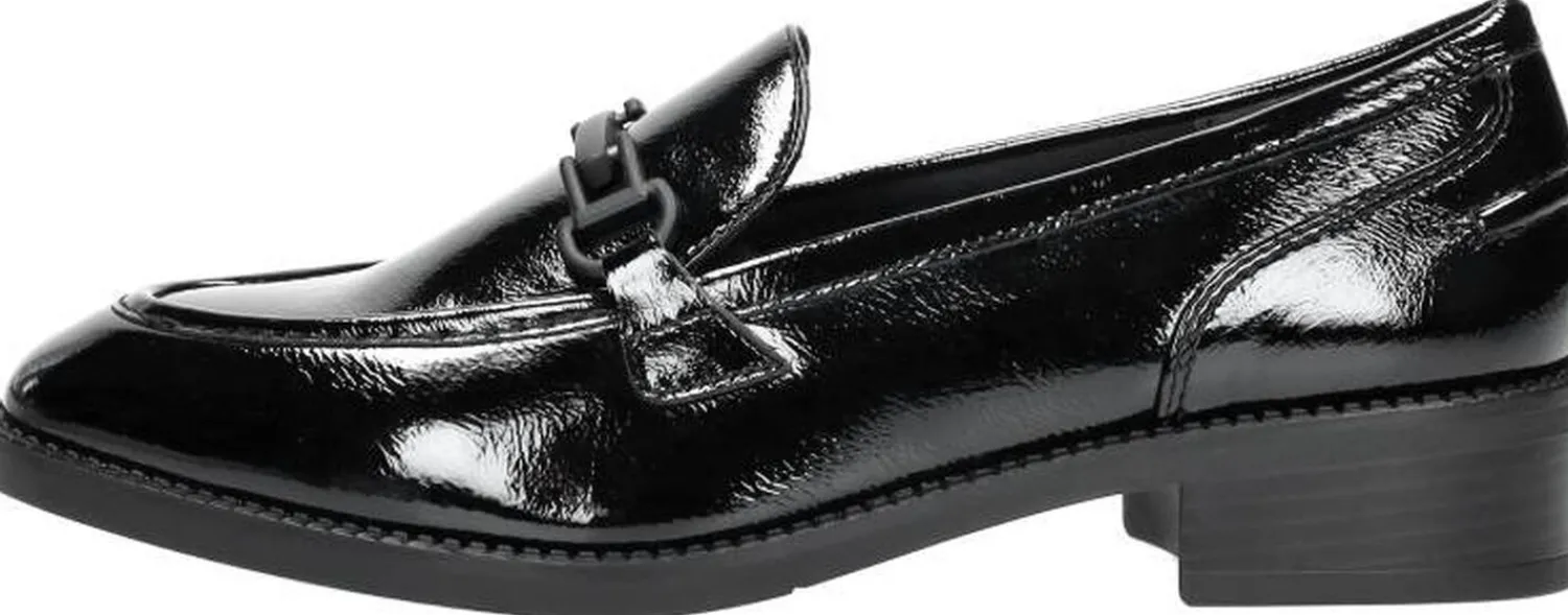 Tamaris Mocassin Zwart lak Hot