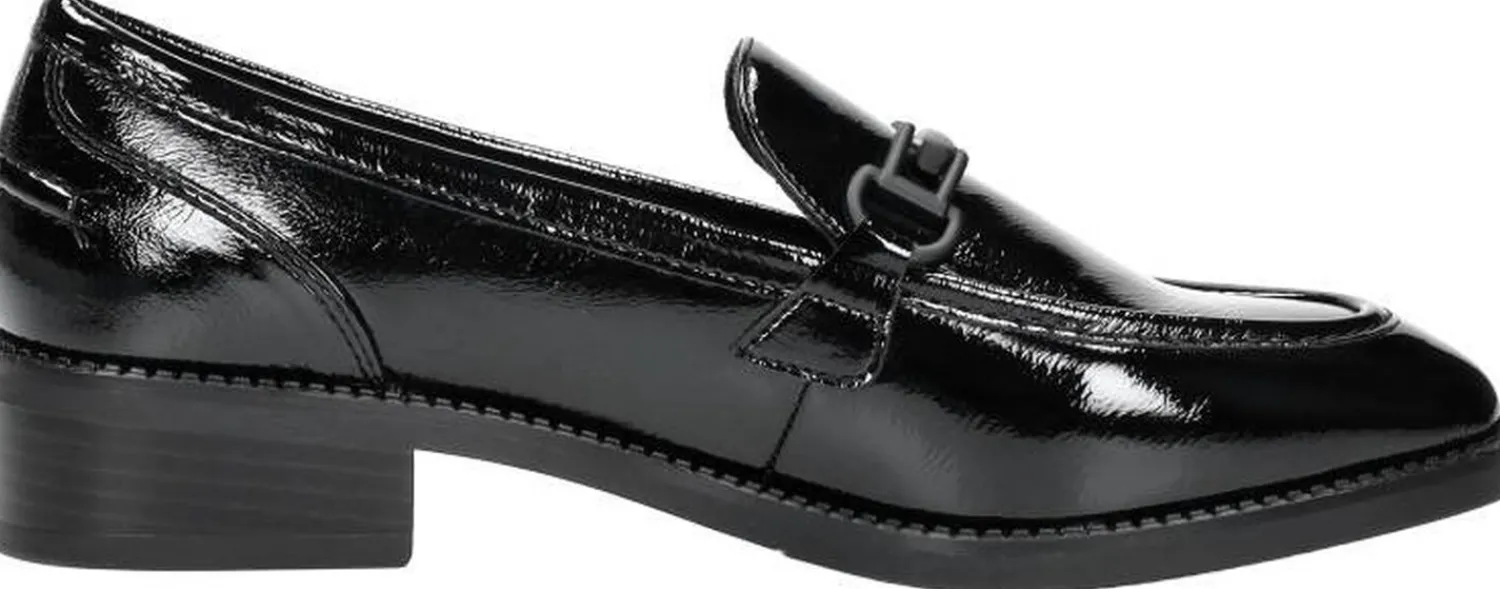 Tamaris Mocassin Zwart lak Hot