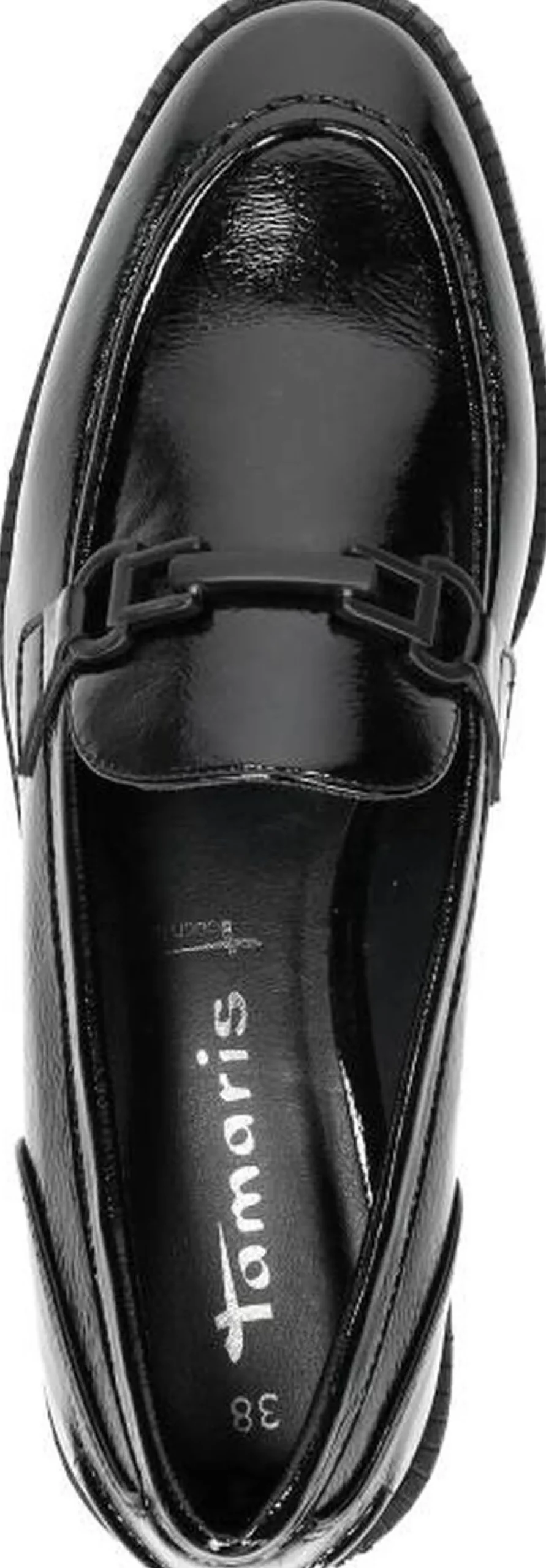 Tamaris Mocassin Zwart lak Hot