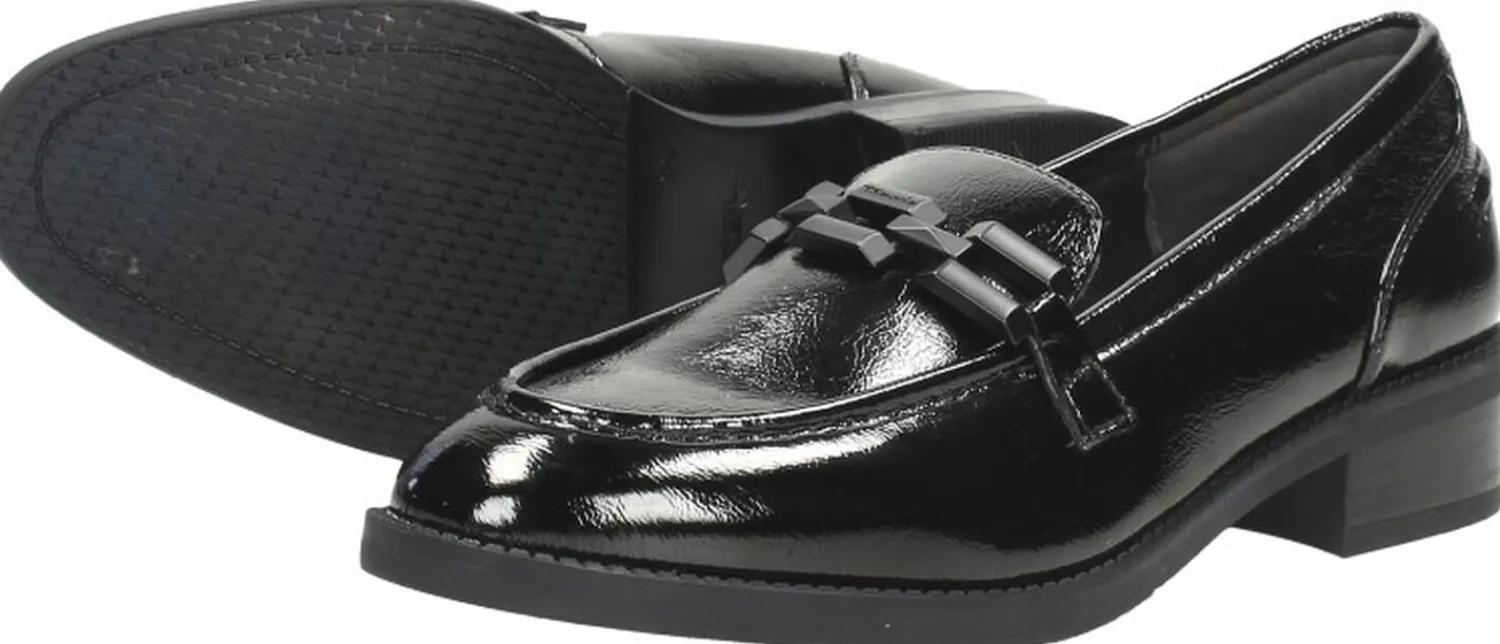 Tamaris Mocassin Zwart lak New