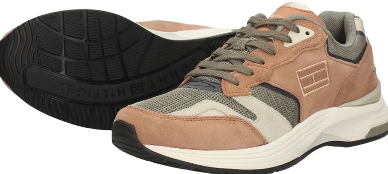 Tommy Hilfiger Modern Prep Sneaker Middelbruin Discount