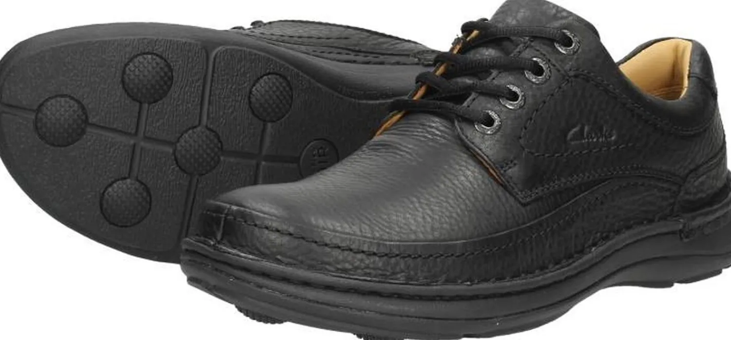 Clarks Nature Three Zwart Clearance