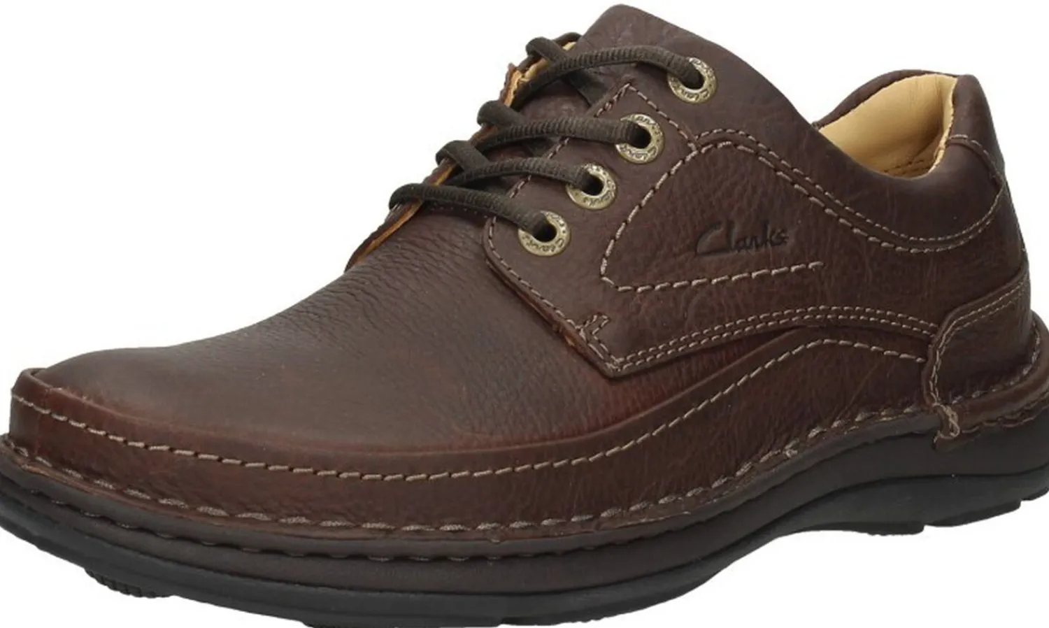 Clarks Nature Three Middelbruin New