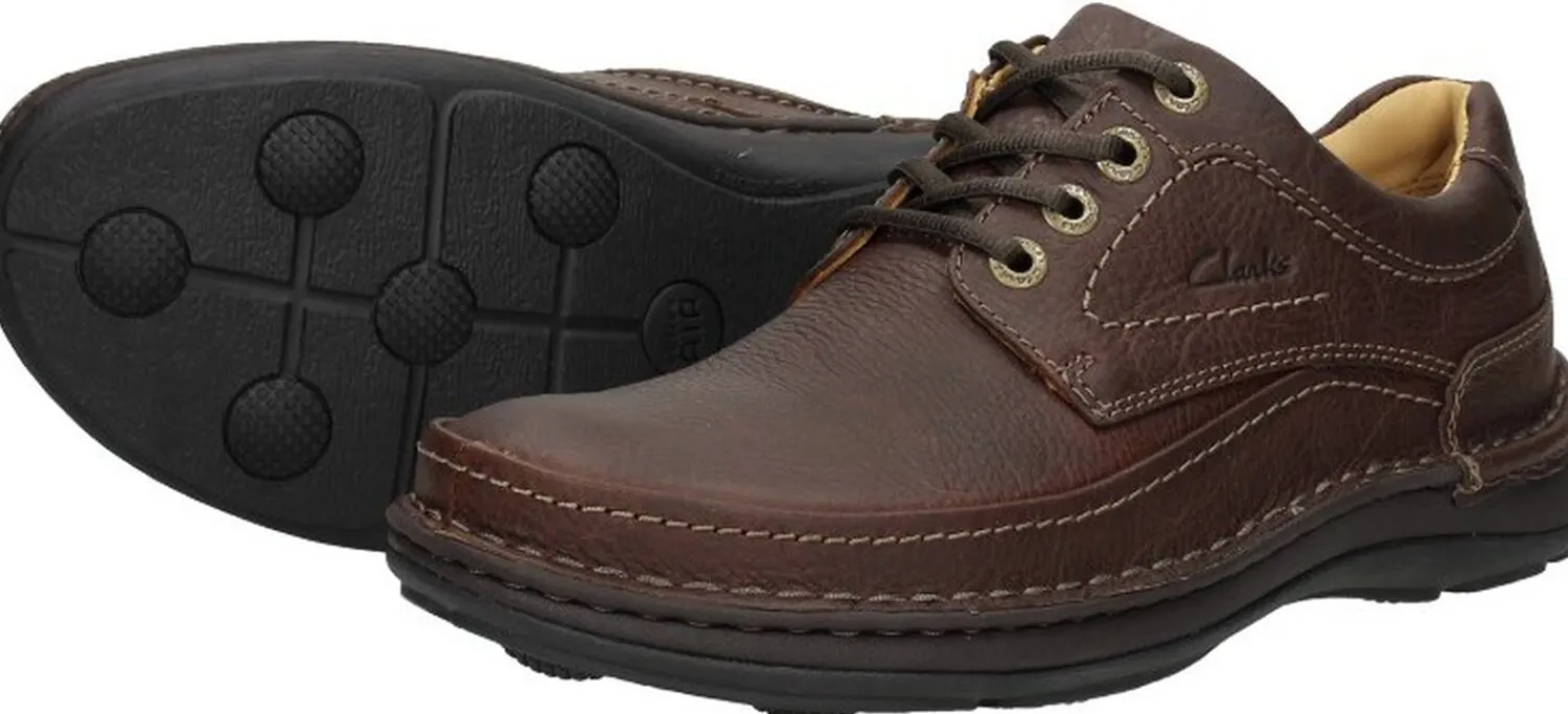 Clarks Nature Three Middelbruin New