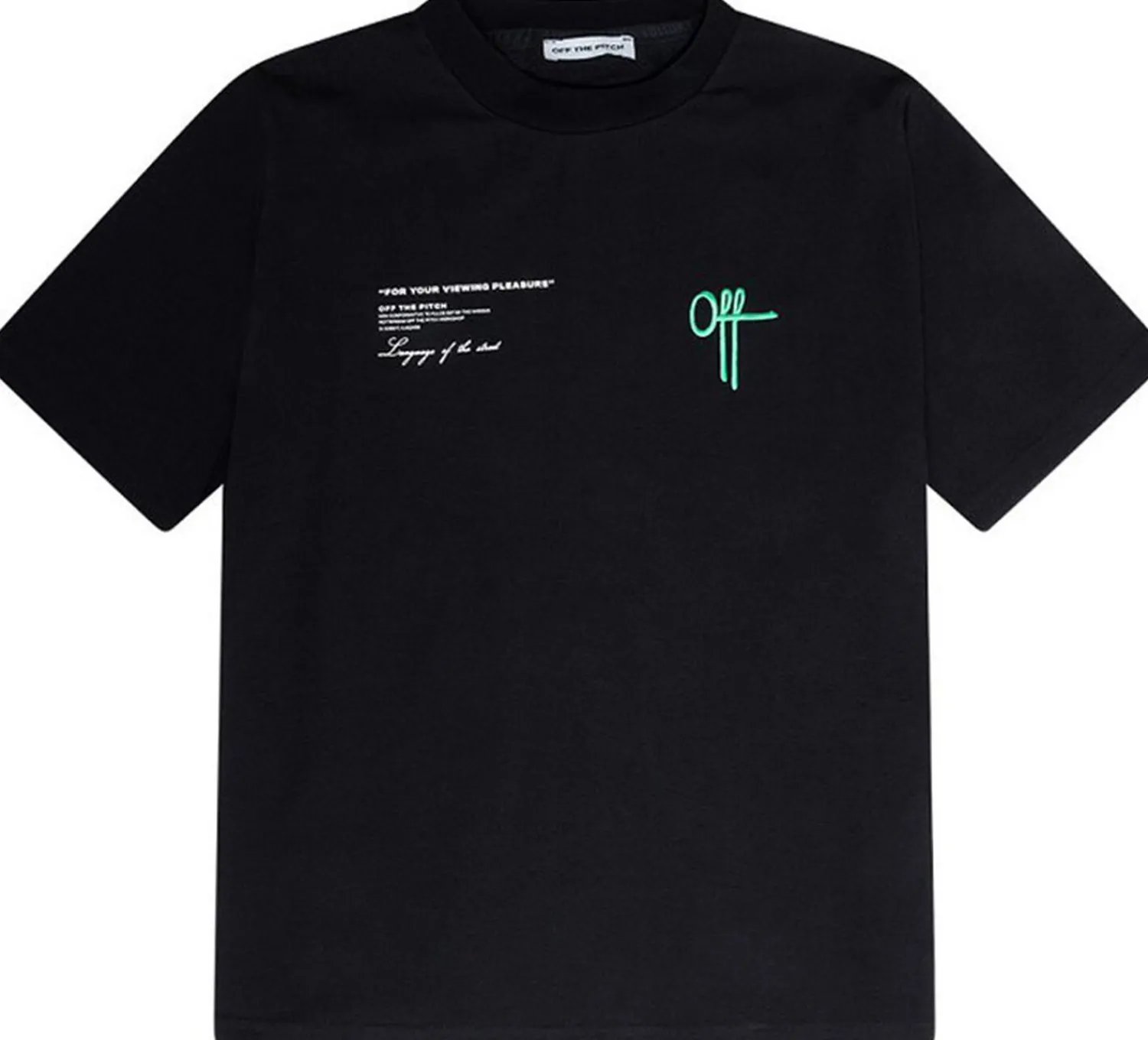 Off The Pitch Neo Regular Fit Tee Zwart Outlet