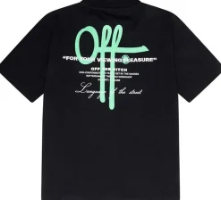 Off The Pitch Neo Regular Fit Tee Zwart Outlet