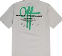 Off The Pitch Neo Regular Fit Tee Gebroken wit New