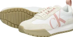 Calvin Klein New Retro Runner Laceup Low Wit Hot