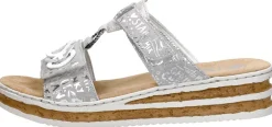 Rieker Open Teen Zilverkleur Discount