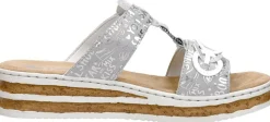 Rieker Open Teen Zilverkleur Discount