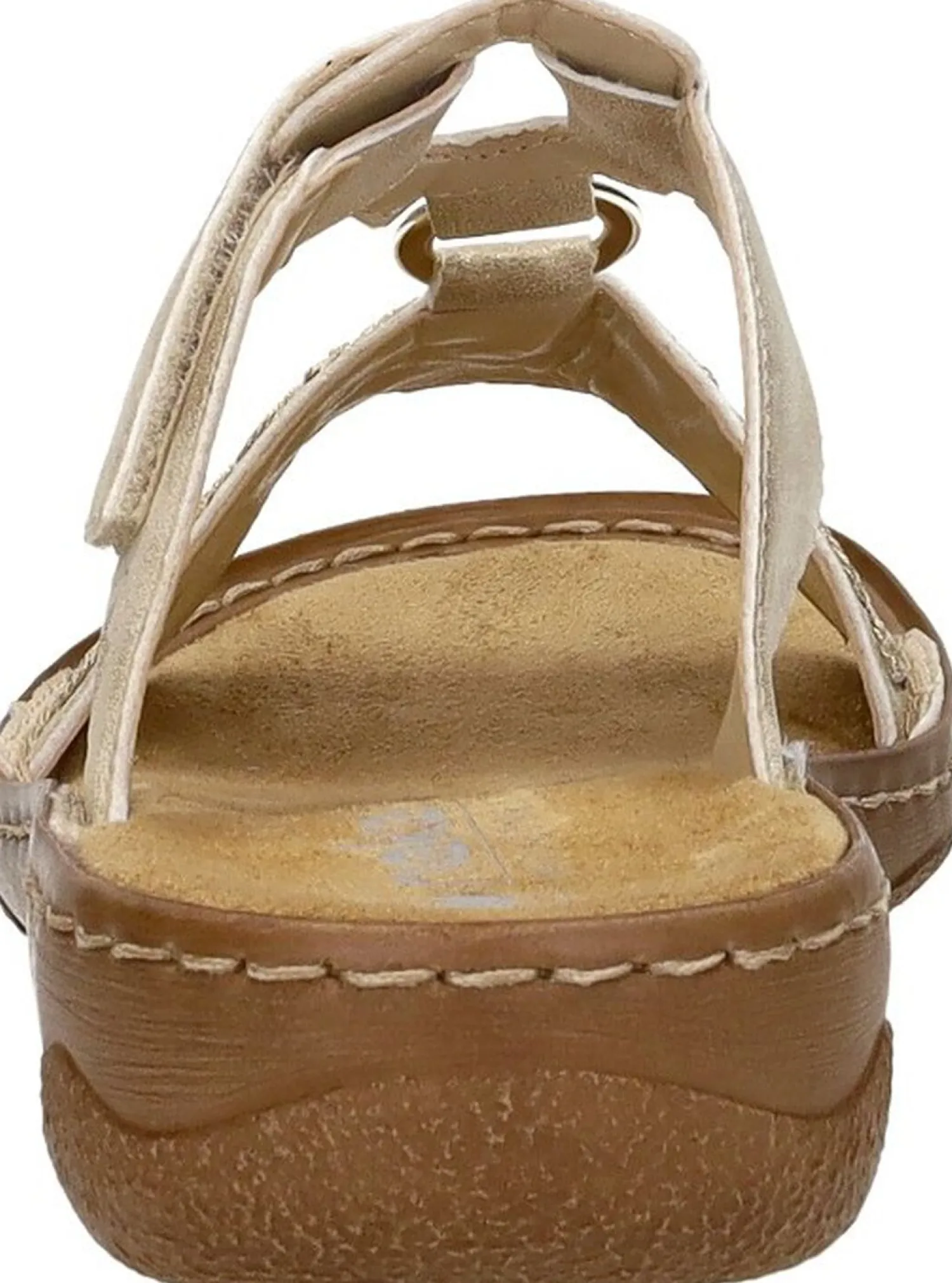 Rieker Open Teen Goudkleur Sale