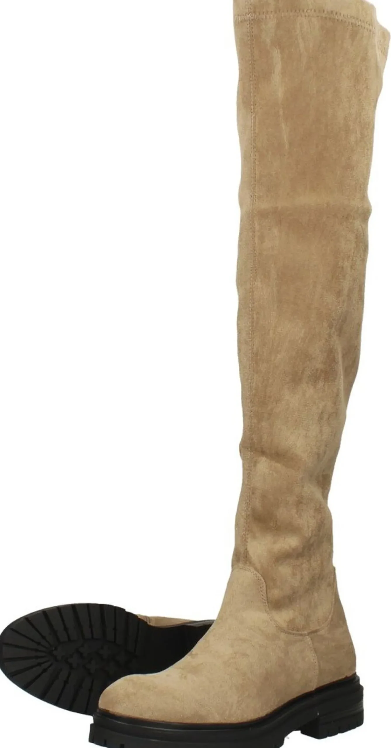 Sub55 Overknee Laarzen Beige Sale