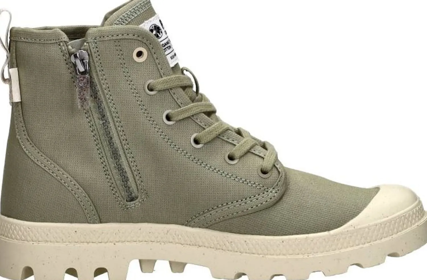 Palladium Pampa Hi Zip Oragnic Khaki Best