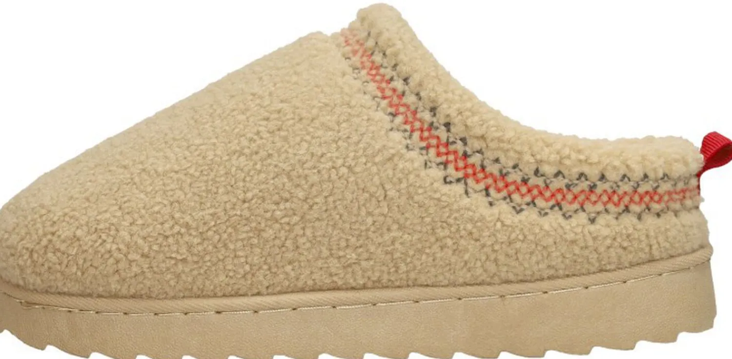 Sub55 Home Collection Pantoffels Dicht Beige Outlet