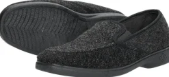Comfort Plus Pantoffels Dicht Zwart Outlet