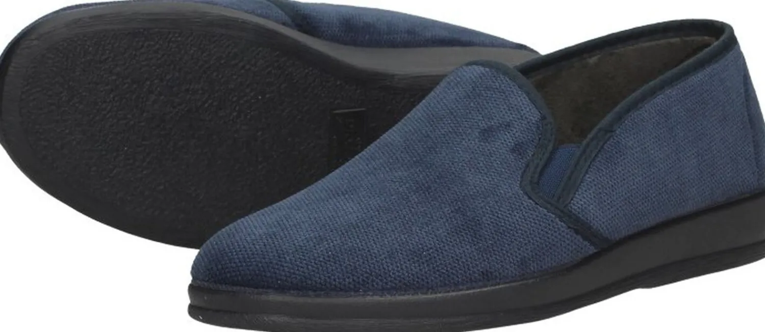 Comfort Plus Pantoffels Dicht Blauw New