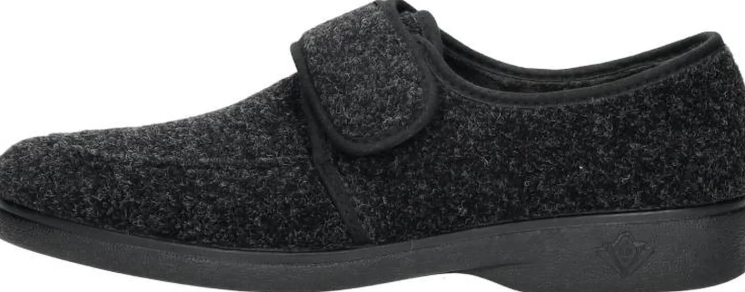 Comfort Plus Pantoffels Dicht Zwart Sale