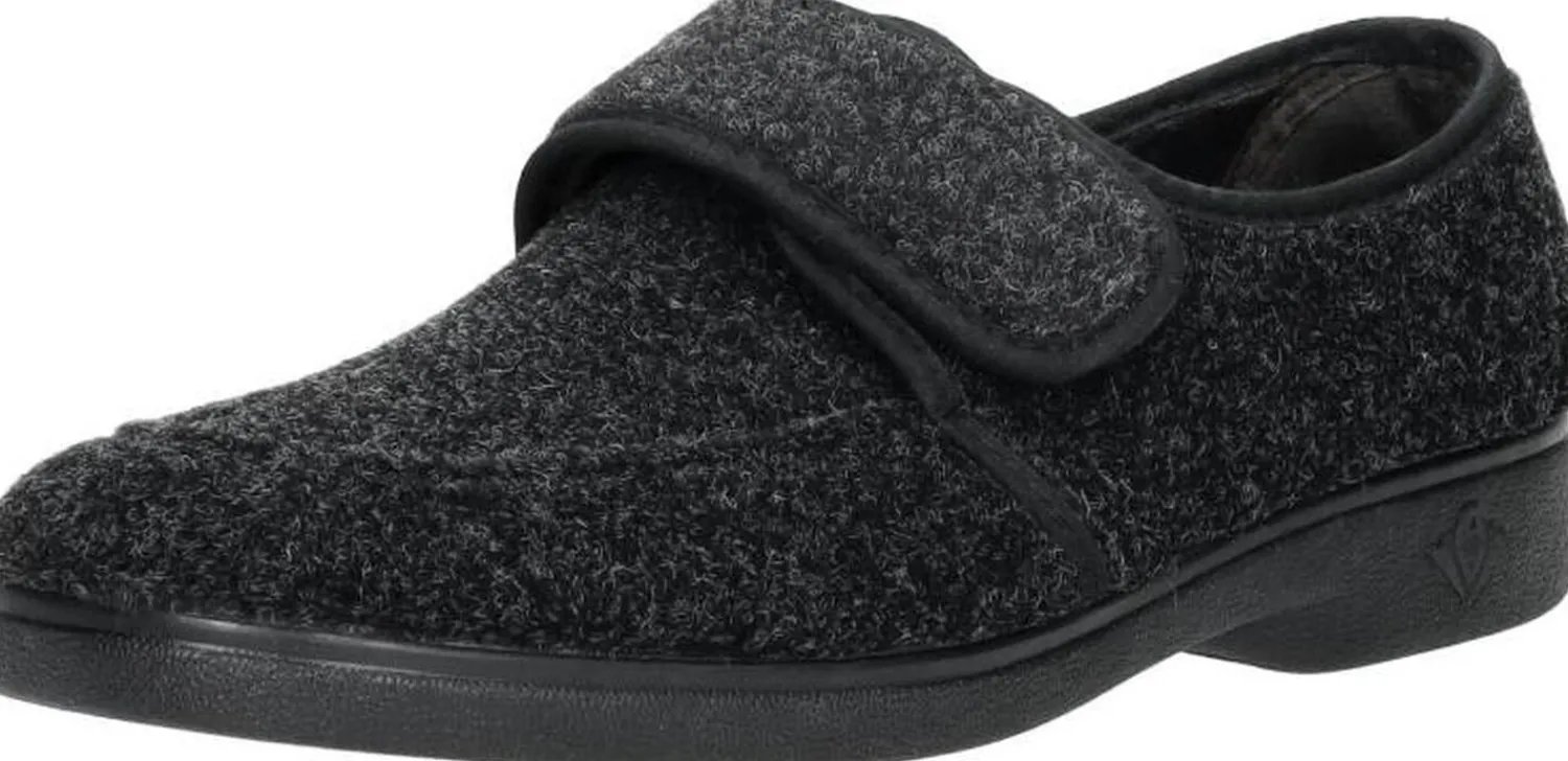 Comfort Plus Pantoffels Dicht Zwart Sale
