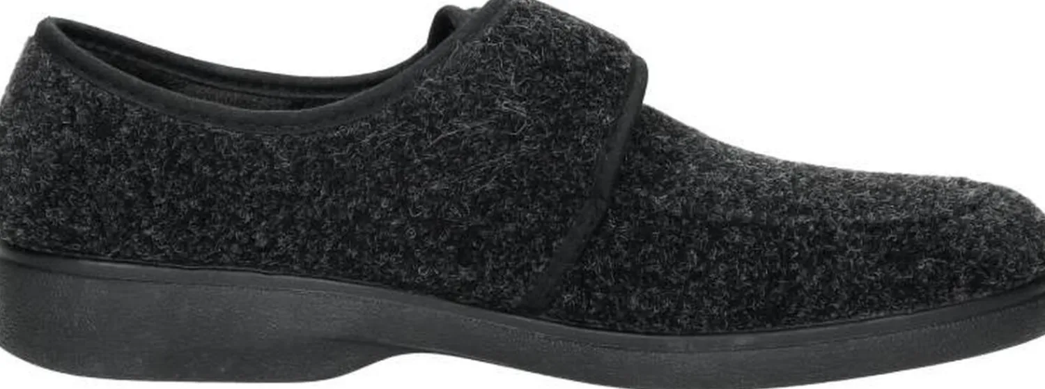 Comfort Plus Pantoffels Dicht Zwart Sale