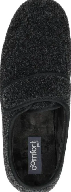 Comfort Plus Pantoffels Dicht Zwart Sale