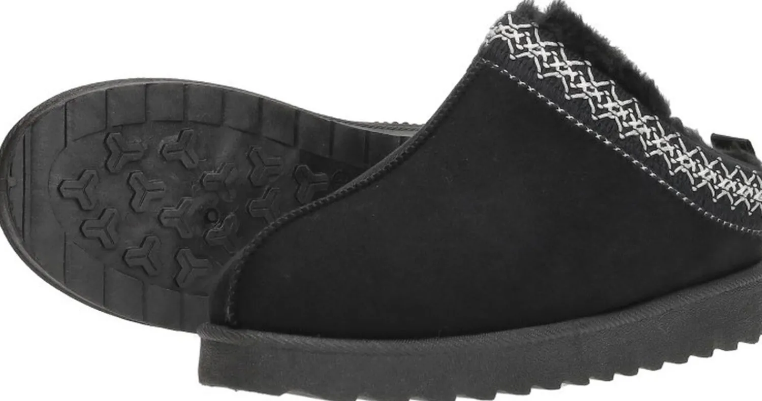 Sub55 Home Collection Pantoffels Dicht Zwart Outlet