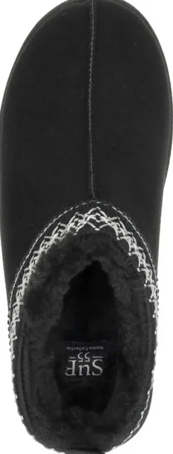 Sub55 Home Collection Pantoffels Dicht Zwart Outlet