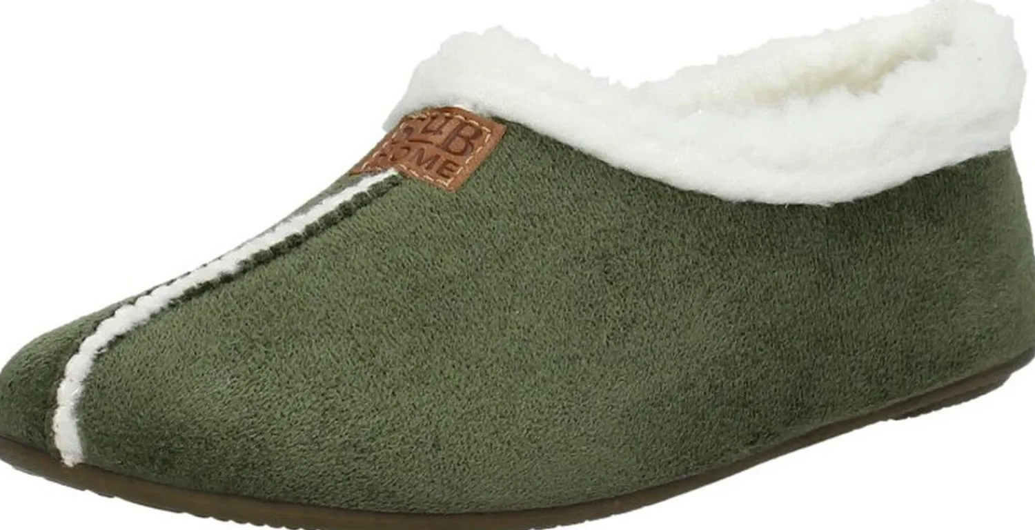 Sub55 Home Collection Pantoffels Dicht Khaki Hot