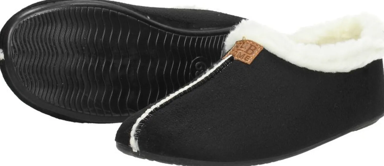Sub55 Home Collection Pantoffels Dicht Zwart Online